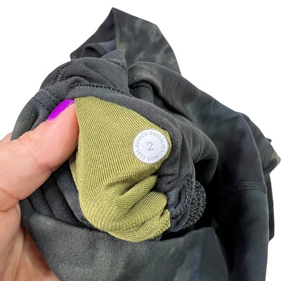 Lululemon Align High Rise Pants Leggings 28" W5CMGS Diamond Dye Grey Green 2 - Picture 7 of 7